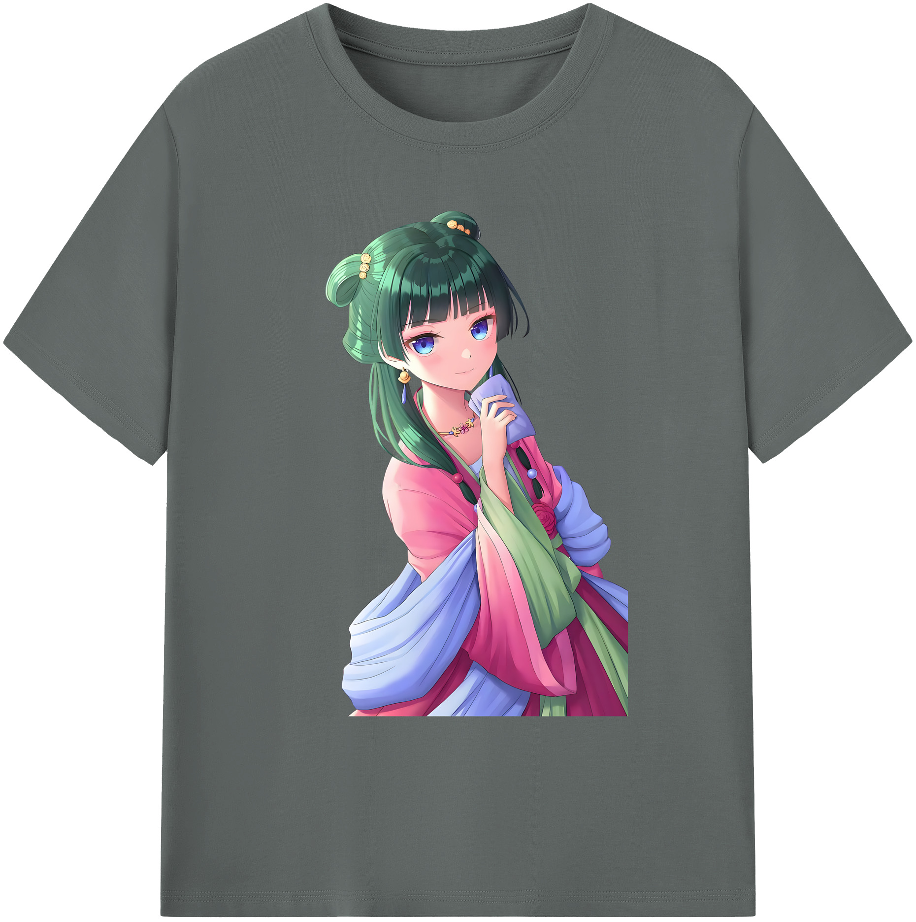 （画像用） 薬屋のひとりごと The Apothecary Diaries 綿100％ メンズ半袖Tシャツ｜肌触りやわらか＆通気性